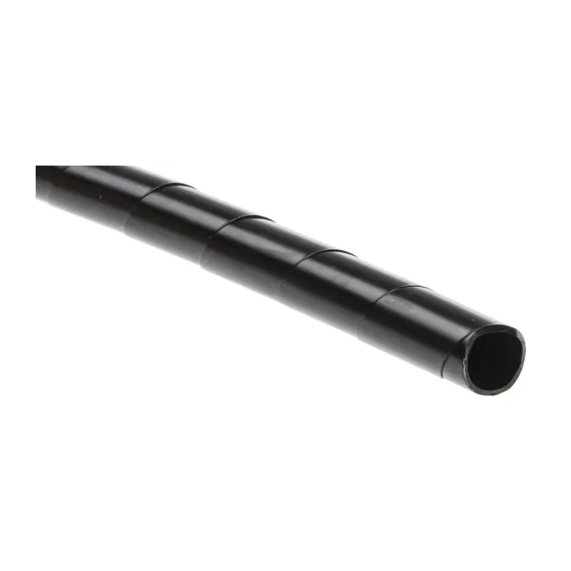 RS PRO Spiral Cable Wrap Polyethylene 3 m Length Black 32 mm Max Bundle Diameter 12 mm Cable Diameter 811-7620