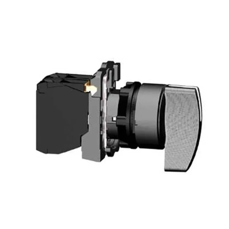 Schneider Electric Handle Spring Return Selector Switch 3 Positions 2 NO Harmony XB5 XB5AJ53