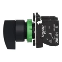 Schneider Electric Handle Spring Return Selector Switch 3 Positions 2 NO Harmony XB5 XB5AJ53