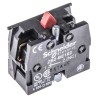 Schneider Electric ZB2 Series Contact Block, 600V, 10A Current, Screw Terminal, 1 NC Configuration ZB2BE102