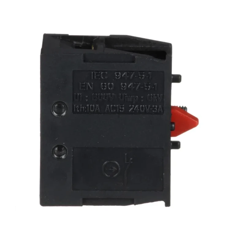 Schneider Electric ZB2 Series Contact Block, 600V, 10A Current, Screw Terminal, 1 NC Configuration ZB2BE102