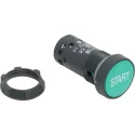 Schneider Electric Harmony XB7 Series Push Button Switch, Spring Return, Panel Mount, 22 mm Cutout, SPST Contact XB7NA3133