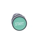 Schneider Electric Harmony XB7 Series Push Button Switch, Spring Return, Panel Mount, 22 mm Cutout, SPST Contact XB7NA3133