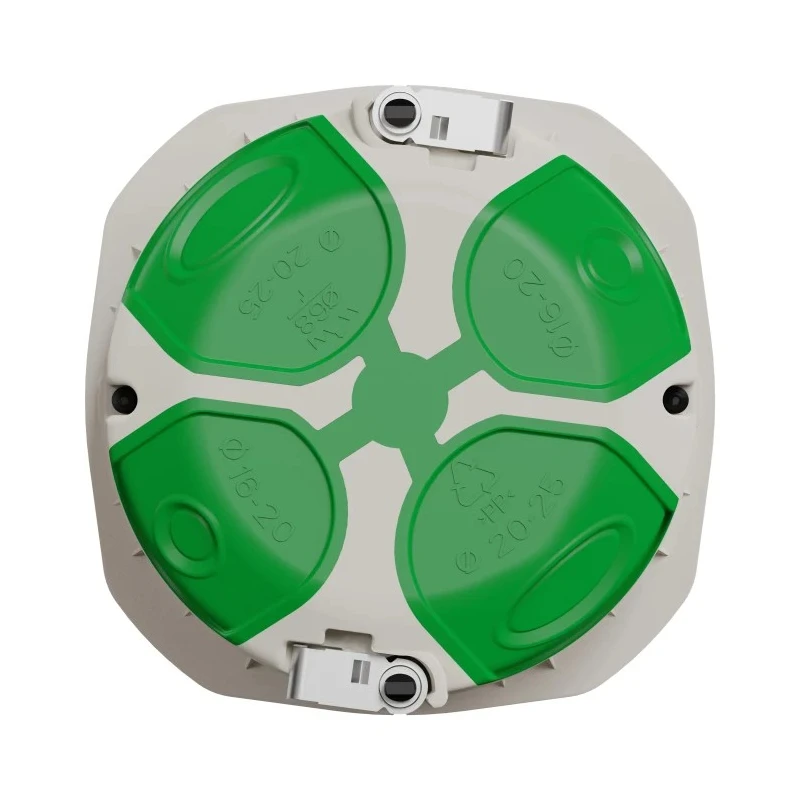 Schneider Electric Multifix Air White Polypropylene Back Box, NF, IP40, 1 Gang, 71 mm x 71 mm x 47 mm IMT35032