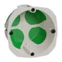 Schneider Electric Multifix Air White Polypropylene Back Box, NF, IP40, 1 Gang, 71 mm x 71 mm x 47 mm IMT35032