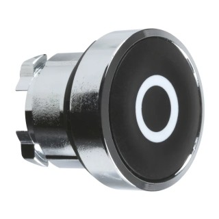 Schneider Electric Harmony XB4 Series Black Momentary Push Button Head, 22 mm Cutout, IP69K IP67 IP66 ZB4BA232