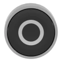 Schneider Electric Harmony XB4 Series Black Momentary Push Button Head, 22 mm Cutout, IP69K IP67 IP66 ZB4BA232