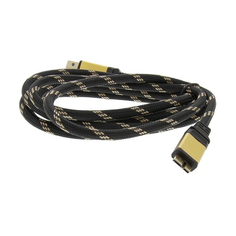 Roline USB Cable Male Micro USB Type B to Male USB 3.0 Micro USB Type B Gold Black 2 m 11.02.8879-10