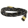 Roline USB Cable Male Micro USB Type B to Male USB 3.0 Micro USB Type B Gold Black 2 m 11.02.8879-10