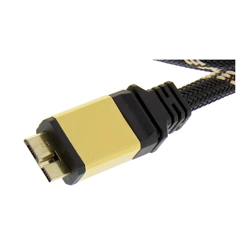 Roline USB Cable Male Micro USB Type B to Male USB 3.0 Micro USB Type B Gold Black 2 m 11.02.8879-10