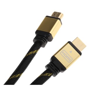 Roline 10 m High Speed Male HDMI to Male HDMI Cable Black Gold 11.04.5506-5