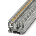 Phoenix Contact PT 4/1P 1-Level Feed Through Terminal Block Grey, Push-in, 0.2 mm² to 6 mm², 800V, 32A 3211937