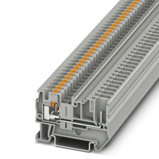 Phoenix Contact PT 4/1P 1-Level Feed Through Terminal Block Grey, Push-in, 0.2 mm² to 6 mm², 800V, 32A 3211937