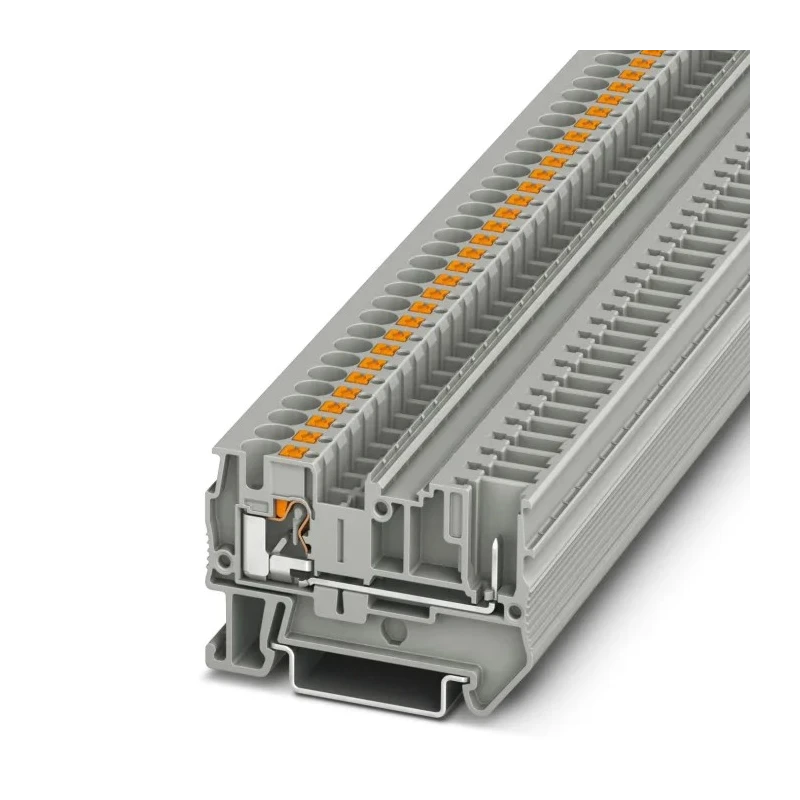 Phoenix Contact PT 4/1P 1-Level Feed Through Terminal Block Grey, Push-in, 0.2 mm² to 6 mm², 800V, 32A 3211937