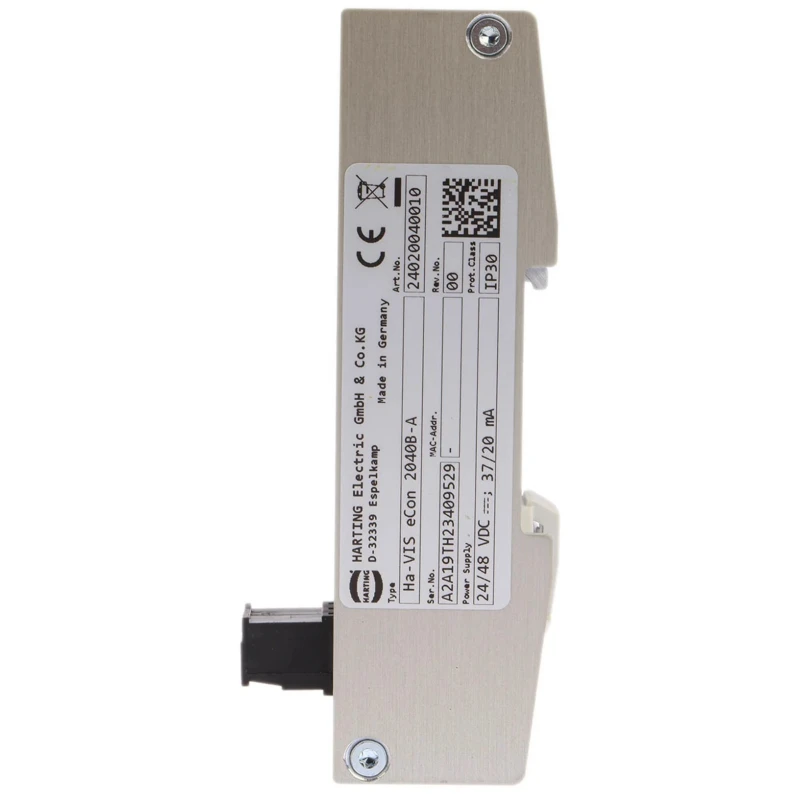 HARTING Ethernet Switch Unmanaged 4 RJ45 Port Compact Industrial Network Switch 24020040010