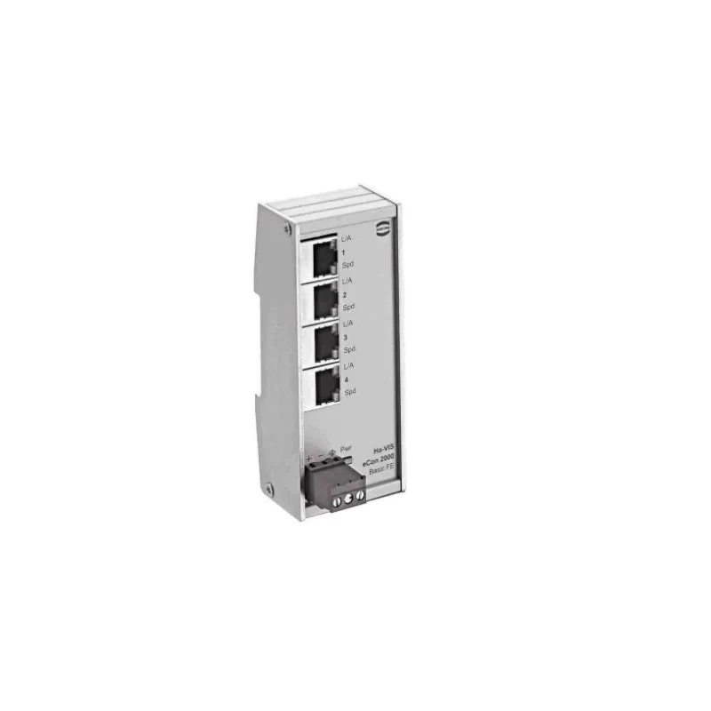 HARTING Ethernet Switch Unmanaged 4 RJ45 Port Compact Industrial Network Switch 24020040010