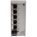 HARTING Unmanaged 5 Port Ethernet Switch 24-48VDC Power, DIN Rail Mounting 24020050000