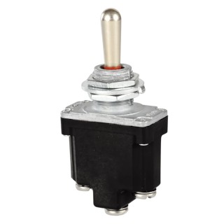 Honeywell Technologies Toggle Switch Panel Mount SPDT On-Off-On 277V AC 6A 1NT1-1