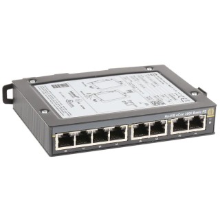 HARTING Unmanaged 8 Port Ethernet Switch Model 24030080000 with CE, CSA, FCC, UL Approvals