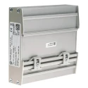 HARTING Unmanaged 7 Port Ethernet Switch 24-48VDC DIN Rail Mount 7 RJ45 Ports 10k Jumbo Frames 24024070010