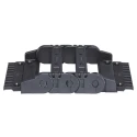 Igus Polymer Cable Trunking Accessory, Cable Chain Mounting Bracket, Black, 24.3 mm Height, 64 mm Width 2070.12PZB