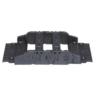 Igus Polymer Cable Trunking Accessory, Cable Chain Mounting Bracket, Black, 24.3 mm Height, 64 mm Width 2070.12PZB