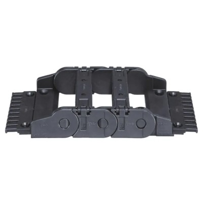 Igus Polymer Cable Trunking Accessory, Cable Chain Mounting Bracket, Black, 24.3 mm Height, 64 mm Width 2070.12PZB