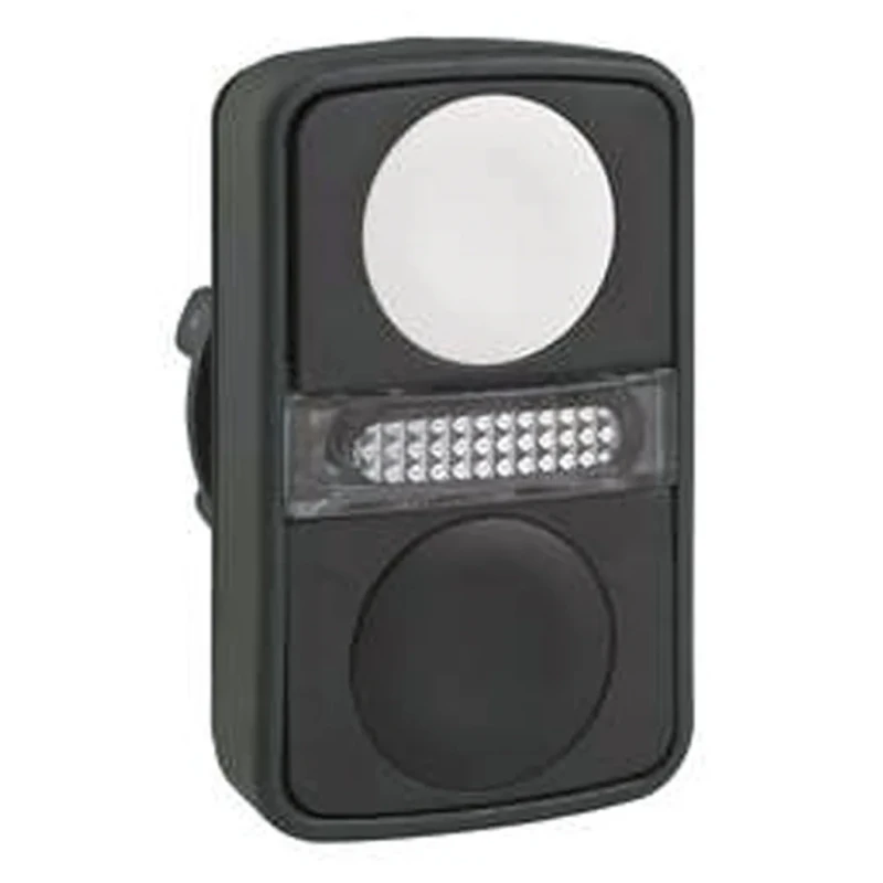 Schneider Electric Harmony XB5 Series White and Black Momentary Rectangular Push Button Head 22mm Cutout IP66 ZB5AW7A1720