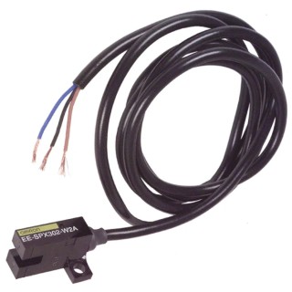 Omron Through Beam Photoelectric Sensor Grooved Style NPN Output 24V DC 80mA EE-SPX302-W2A 1M