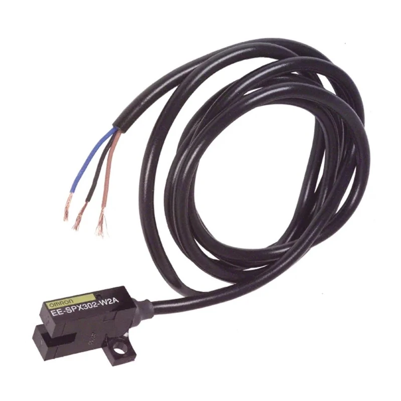 Omron Through Beam Photoelectric Sensor Grooved Style NPN Output 24V DC 80mA EE-SPX302-W2A 1M