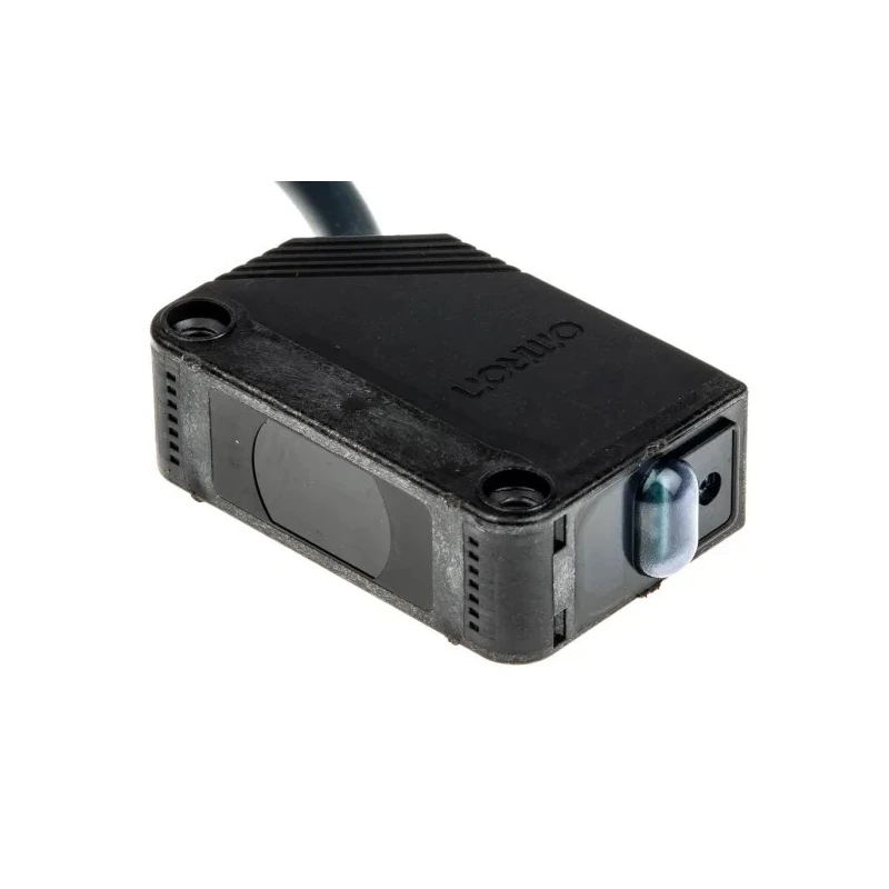 Omron Through Beam Photoelectric Sensor Block Style 15 m Detection Range NPN Output Pre-Wired IP67 E3Z-T61 2M