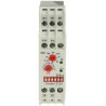 GIC 1CJ Series Multifunction DIN Rail Timer Relay, 2-Contact SPDT, 240 V DC 24V AC 240 V AC, 0.1 s to 120 Days 2A8DT6