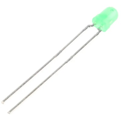 Vishay 3 V Green LED 3 mm (T-1) Through Hole 30mA 100mW ±60° Viewing Angle TLHG4605