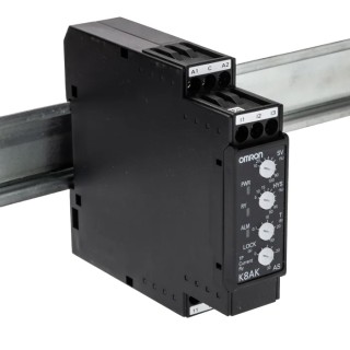 Omron Monitoring Relay 1 Phase SPDT DIN Rail Mount 10A to 200A 240V ac K8AK-AS3 100-240VAC