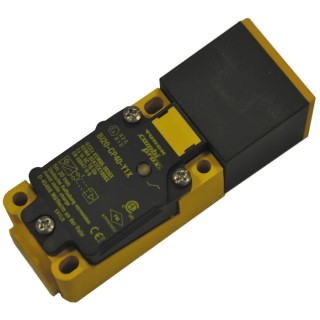 Turck Block Inductive Proximity Sensor Bi20-CP40-Y1X, 1/2-14 NPT Thread, 8.2V DC, 20 mm Detection Range, IP67, NAMUR Output