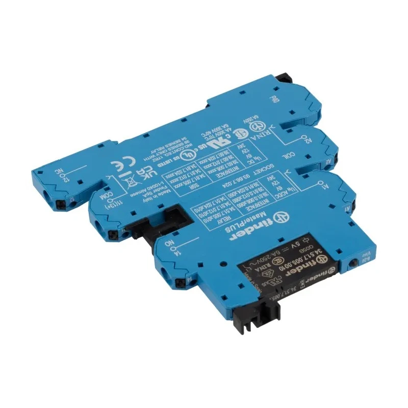 Finder 39 Series Interface Relay, DIN Rail Mount, 6V AC/DC Coil, SPDT, 6A Switching Current, Silver Alloy 39.61.0.006.0060