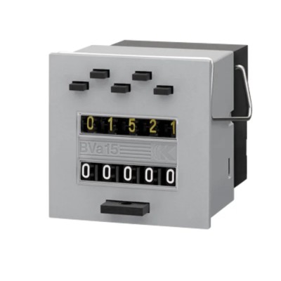 Kubler BVa 15.21 5 Digit Analogue Counter, Impulse Count Mode, Panel Mount, 24V, 25Hz 2.100.211.033