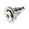 RS PRO White Panel Mount Indicator 24V 15mA Lead Wire Termination IP67 Prominent Bezel 820-0595