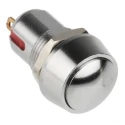 RS Pro Push Button Switch Momentary PCB SPST White LED IP67 125V AC 820-0602