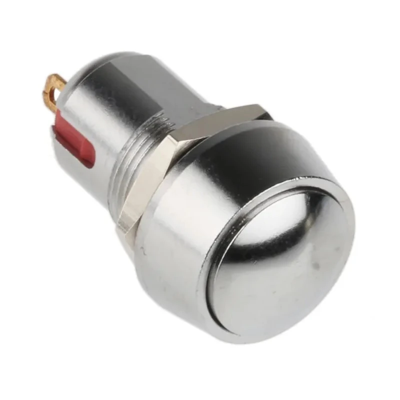 RS Pro Push Button Switch Momentary PCB SPST White LED IP67 125V AC 820-0602