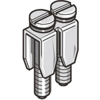 Entrelec BJM Series Jumper Bar for Use with TH35-7.5, TH35-15, G32 Grey 1SNA168520R0500