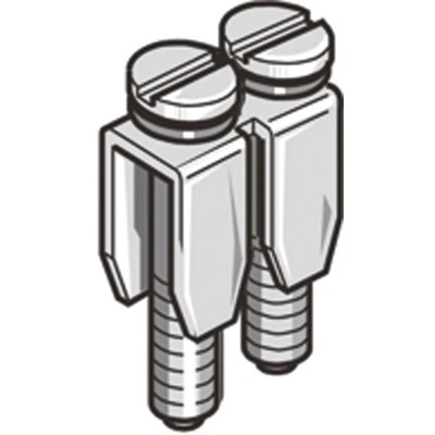 Entrelec BJM Series Jumper Bar for Use with TH35-7.5, TH35-15, G32 Grey 1SNA168520R0500