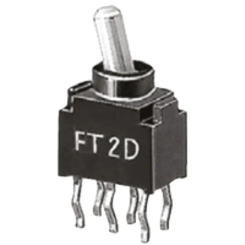 KNITTER-SWITCH Toggle Switch Microminiature PCB Mount On-On DPDT 28V DC FT 2 D