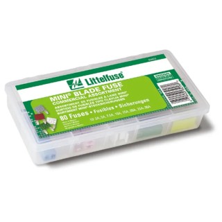 Littelfuse Mini Blade Fuse Kit, SAE J2077 UL Listed, MINI Series 00940551Z