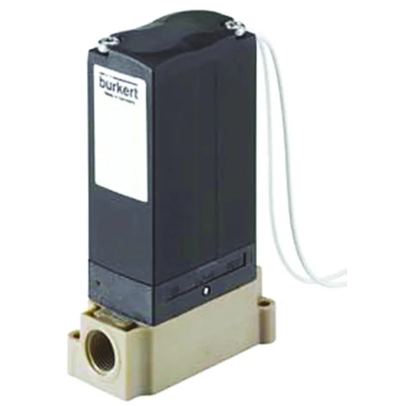 Burkert 2 Port Solenoid Valve 24V dc, Threaded Inlet & Outlet 3.18 mm, Polyetheretherketone Body 241807