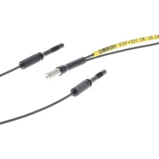 Omron Plastic Fibre Optic Sensor, 210 mm Detection Range, PNP and NPN Output, Cable Interface, IP67, 24V E32-D21R 2M