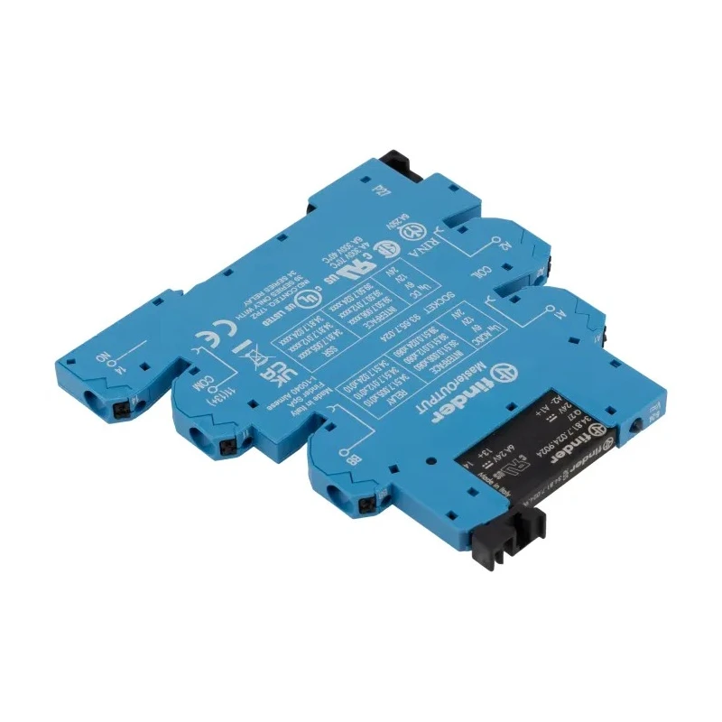 Finder Solid State Interface Relay 400V DIN Rail 6A Load Current 24V DC Load Voltage 39.50.7.024.9024