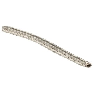 Alpha Wire Expandable Braided Tin Plated Copper Silver Cable Sleeve 30m Length 0.031in to 0.781in Diameter 2171 SV005