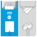 Tork Plastic White Wall Mount Paper Towel Dispenser 206 mm x 368 mm x 331 mm 551100
