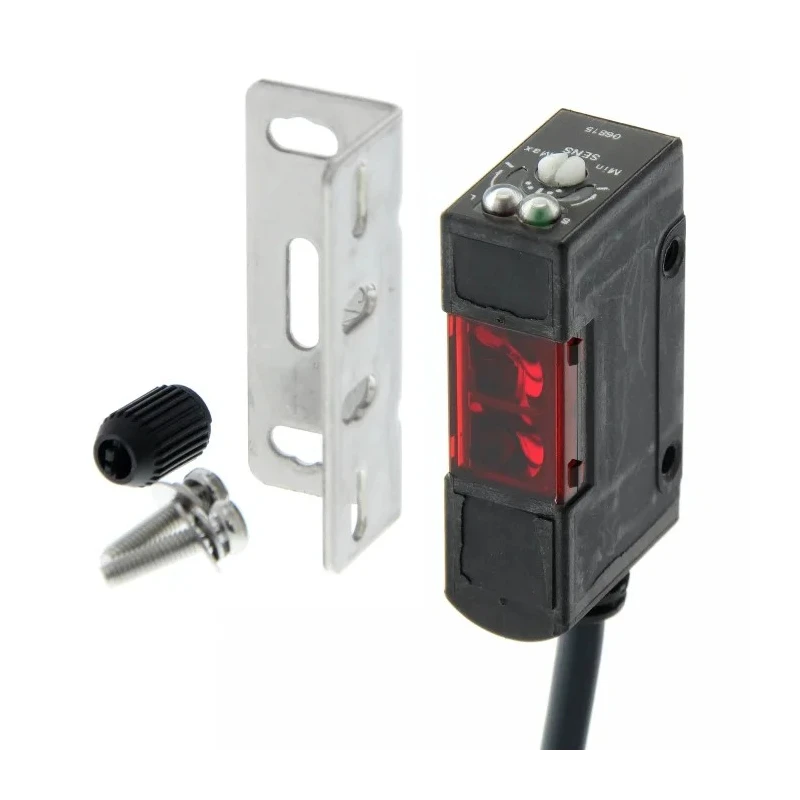 Omron Diffuse Photoelectric Sensor Block, Infrared Light Source, NPN Output, IP67, 100 mm Detection Range E3S-AD63